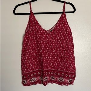 Abercrombie & Fitch Patterned Tank Top